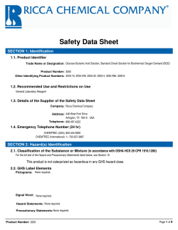 Safety Data Sheet