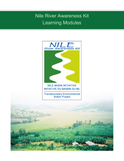 Nile RAK Learning Modules - Nile River Awareness Kit (RAK)