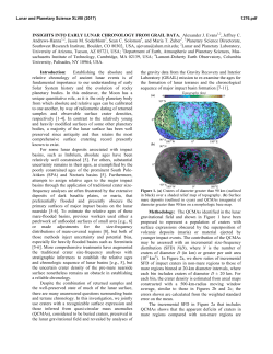 INSIGHTS INTO EARLY LUNAR CHRONOLOGY FROM GRAIL