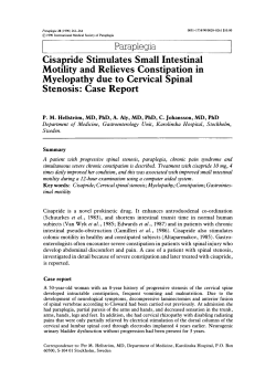 Cisapride stimulates small intestinal motility and relieves