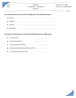 5. 1s22s22p63s23p2 6. 1s22s22p63s23p64s23d8 7