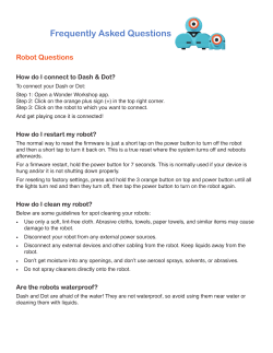 Frequently Asked Questions - Wonder Workshop