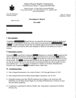 Maine Human Rights Commission