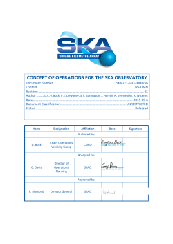 Concept of Operations for the SKA Observatory