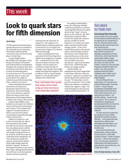 Look to quark stars for fifth dimension