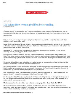 Die softer: How we can give life a better ending