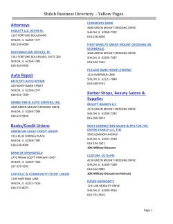 Shiloh Yellow Pages