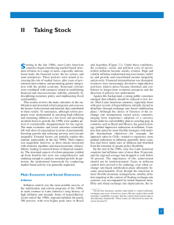 Stabilization and Reform in Latin America: A Macroeconomic