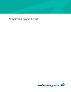 2016 Second Quarter Report