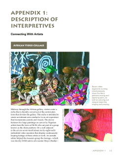 New Angles on Interpretation, Appendix