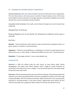 LLP-2.12 Leading in a Diverse Society