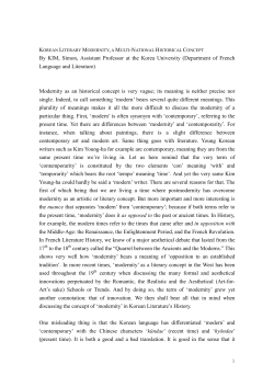 By KIM, Simon, Assistant Professor at the Korea University