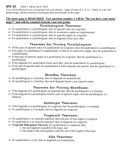 The notes page is REQUIRED. Test question number 1 will be "Do