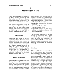 Perpetuation of Life
