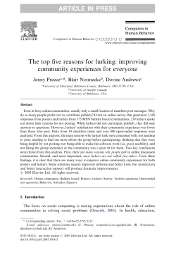 article in press - School of Computer Science