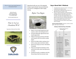 How to Seal an Abandoned Well - Henry/Stark County Health
