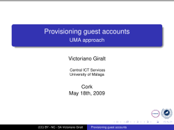 Provisioning guest accounts