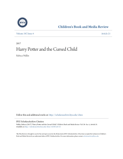 Harry Potter and the Cursed Child