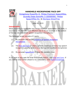 KnowBrainer Handheld Microphone Face-Off