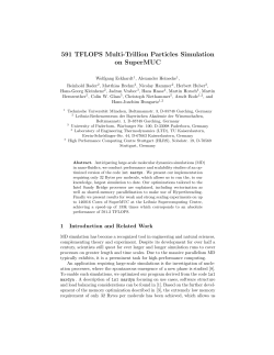 591 TFLOPS Multi-Trillion Particles Simulation on SuperMUC