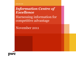 Information Centre of Excellence