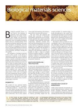Biological materials sciences - Max-Planck