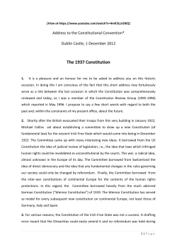 - Constitutional Convention