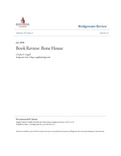 Book Review: Bone House - Virtual Commons