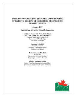 review of scientific research on priority issues