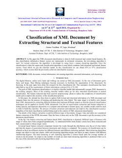 Classification of XML Document by Extracting Structural and Textual