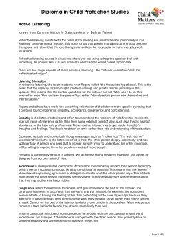 Diploma in Child Protection Studies