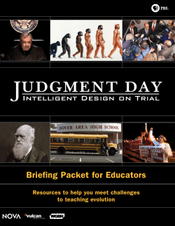 Briefing Packet for Educators