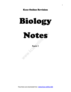 Biology Form 1
