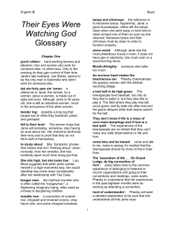 Their Eyes Were Watching God