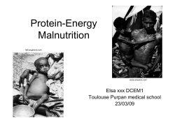 Protein-Energy Malnutrition