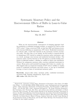 Systematic Monetary Policy and the Macroeconomic Effects of Shifts