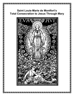 Total Consecration to Jesus through Mary