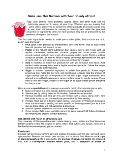 Make Jam This Summer with Your Bounty of Fruit