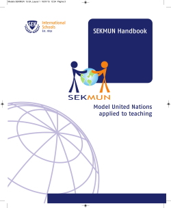 SEKMUN Handbook