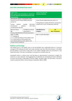 HELCOM Red List AB.A1G3, AB.M1G3