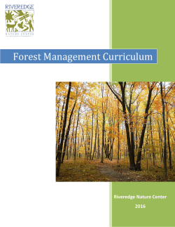 Forest Management Curriculum
