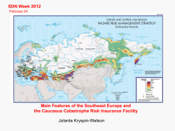 First Regional Europa Re Insurance Conference Sarajevo, Bosnia