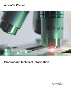 Phenol Product and Technical Information