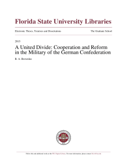 A United Divide: Cooperation and Reform in the Military