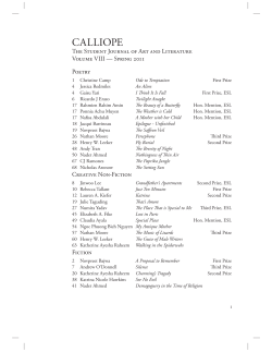 calliope - Northern Virginia Community College