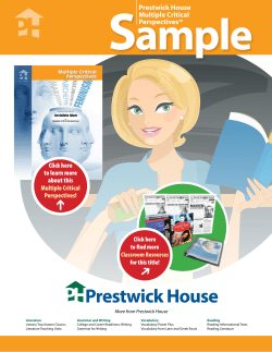 Invisible Man - Prestwick House