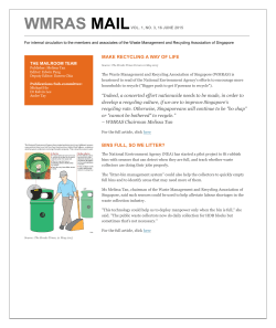 MAKE RECYCLING A WAY OF LIFE &ldquo;Indeed, a concerted effort