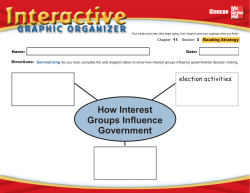 How Interest Groups Influence Government
