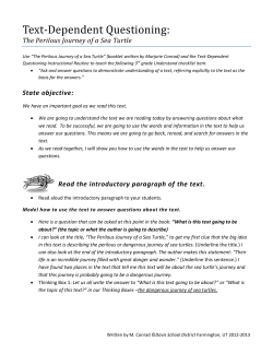 Text-Dependent Questioning