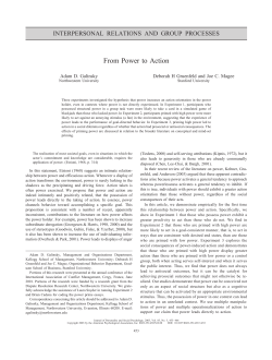 From Power to Action